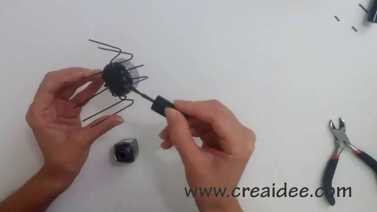 Halloween: Candelina a Ragnetto - Halloween Spider Candle - Tutorial DIY di Creaidee