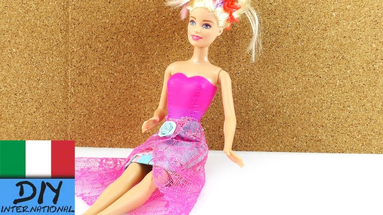 Gonna per Barbie fai da te - DIY vestiti per bambole