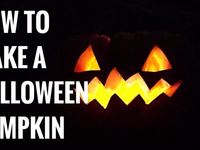 HOW TO MAKE A HALLOWEEN PUMPKIN | TUTORIAL | THE UNICORNZ | #halloween