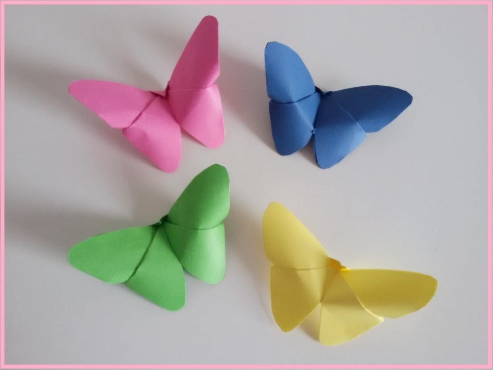 Farfalla di carta Origami || Mami Crea