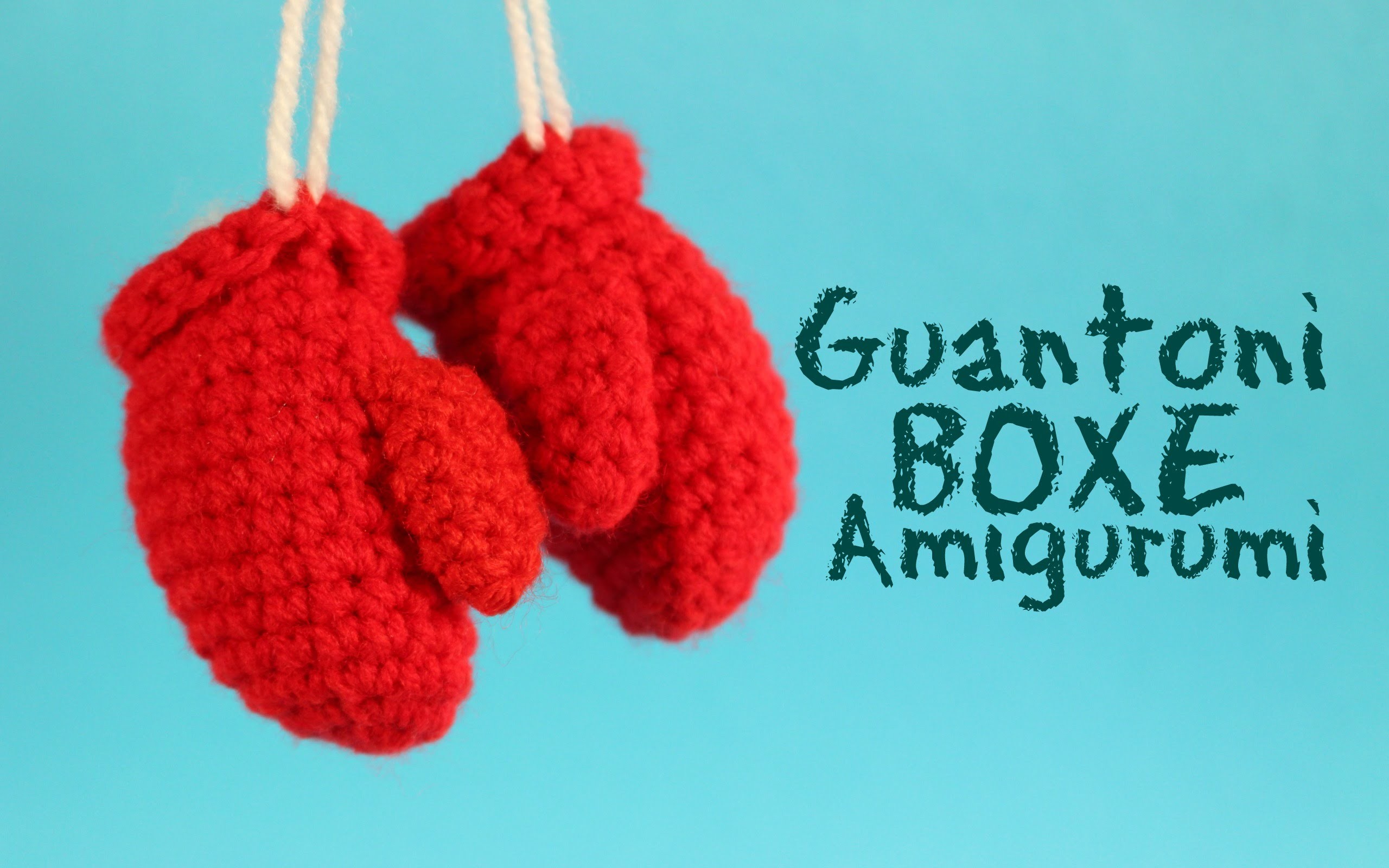 Mini Guantoni Boxe Amigurumi | World of amigurumi