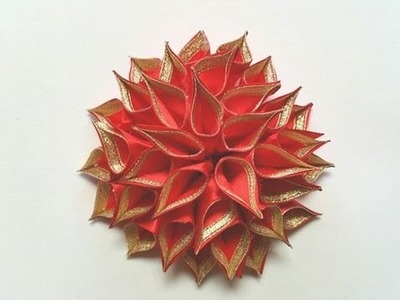 Stella di Natale Tutorial, Flower of Ribbons Tutorial