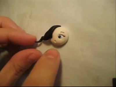 Occhi e viso - Fimo Tutorial. How to make face & eyes in polymer clay