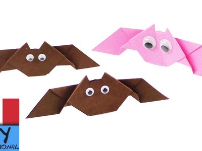 Pipistrelli fai da te | idee per decorazioni di Halloween | 3D | facili istruzioni per bambini