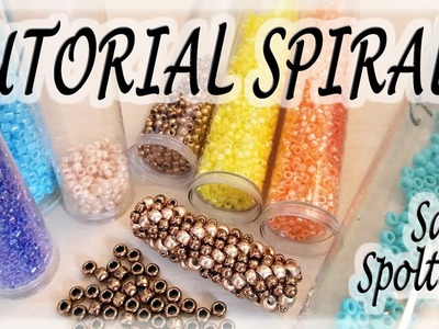 Tutorial perline: spirale facilissima utile per creare bracciali e collane con perline