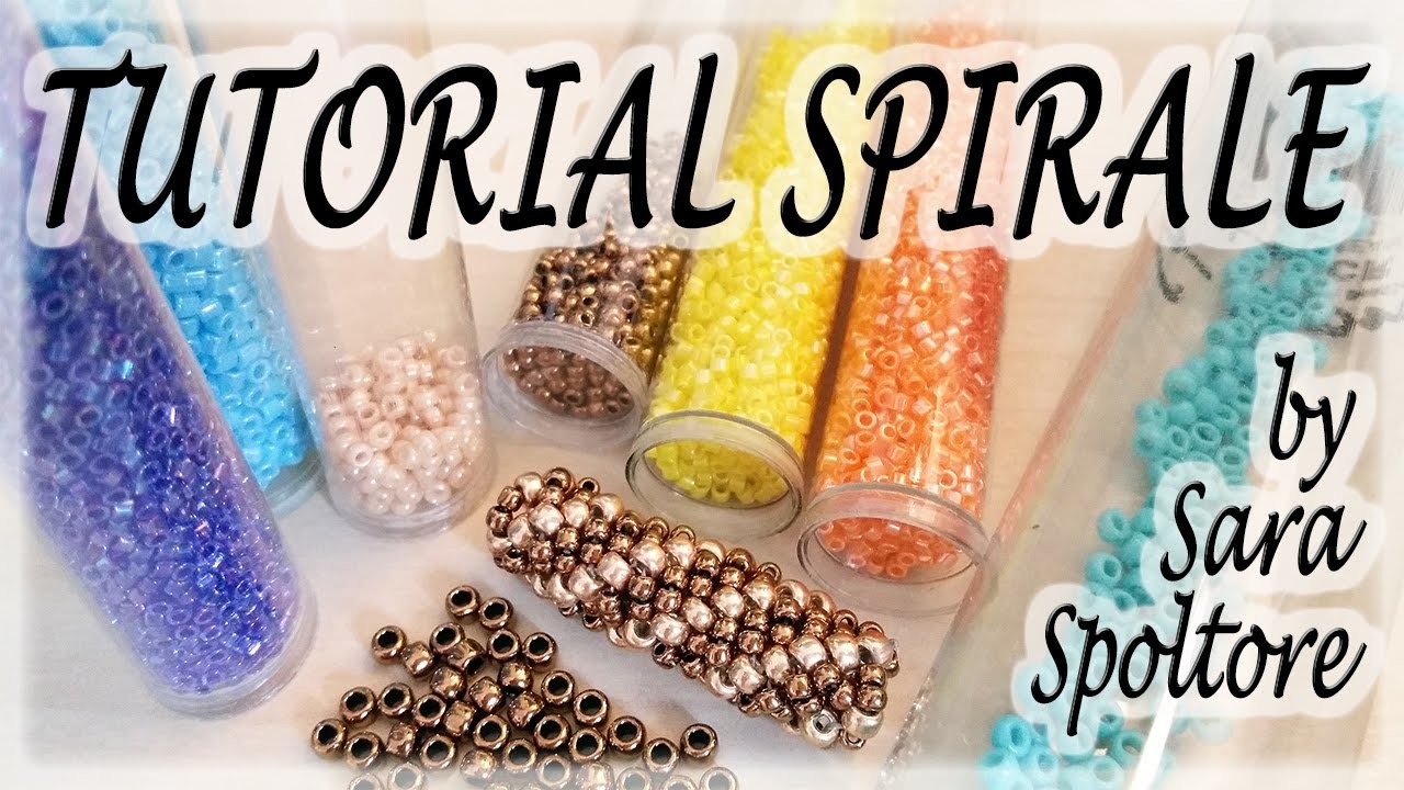 Tutorial perline: spirale facilissima utile per creare bracciali e collane con perline