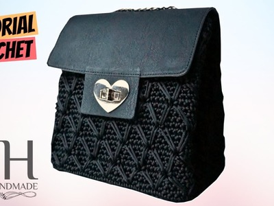 Tutorial zainetto "Katy" | Punto diamante semplice | How to make crochet backpack || Katy Handmade