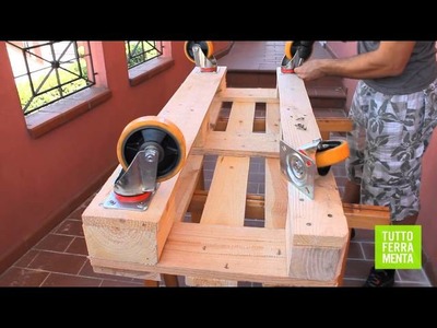 PALLET FAIDATE Come costruire un divanetto in legno di pallet in poche mosse!