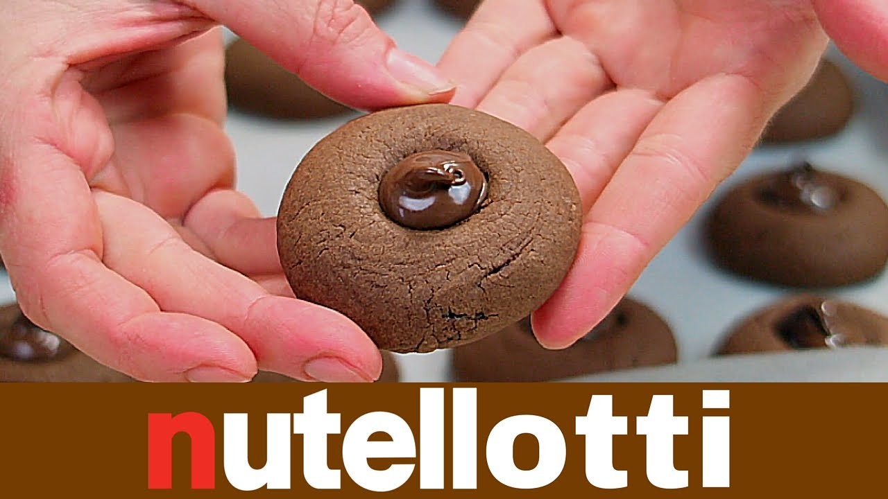 NUTELLOTTI FATTI IN CASA DA BENEDETTA - Homemade Nutella Truffles Cookies