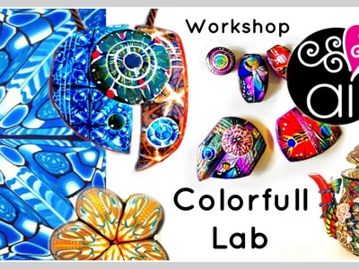 Colorfull Lab | Presentazione Workshop Paste Polimeriche | Murrine Caleidoscopio