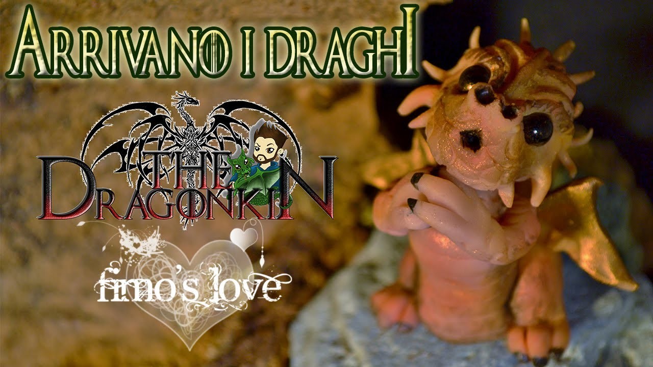 Draghi in fimo - Fantasy Polymer clay dragons