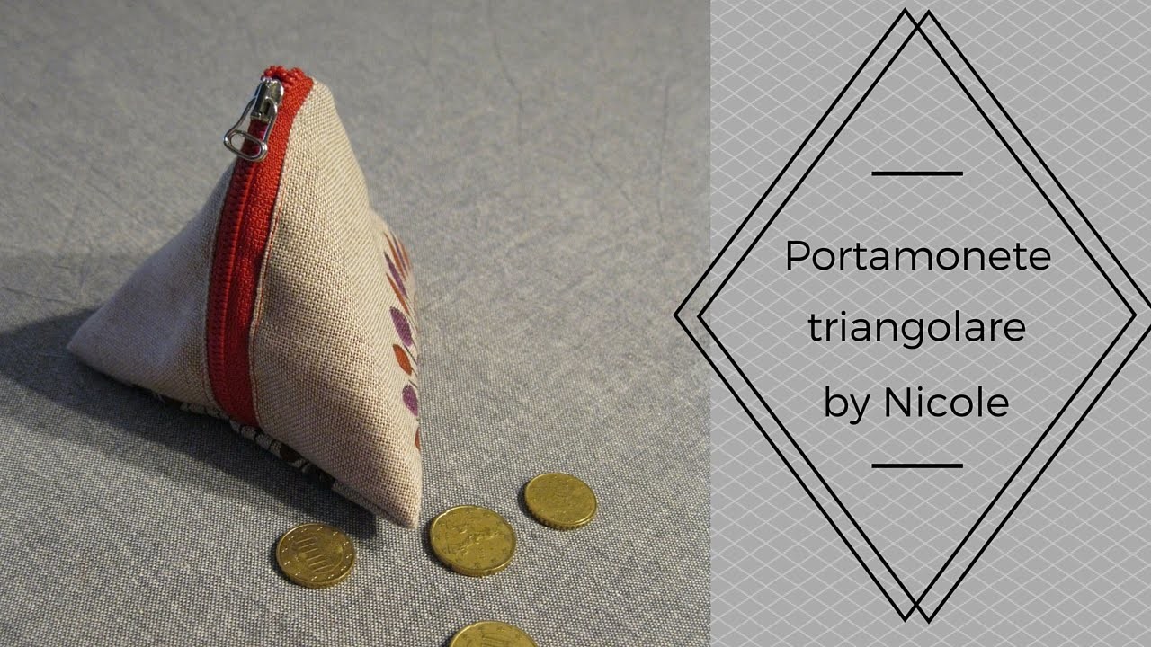 Tutorial-Come realizzare un portamonete triangolare in modo semplice e veloce