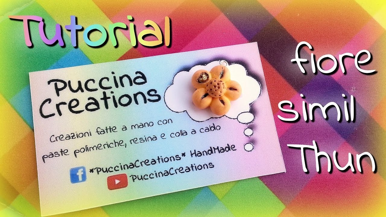 DIY Tutorial Fiore simil Thun (Fimo.Polymer Clay) | PuccinaCreations