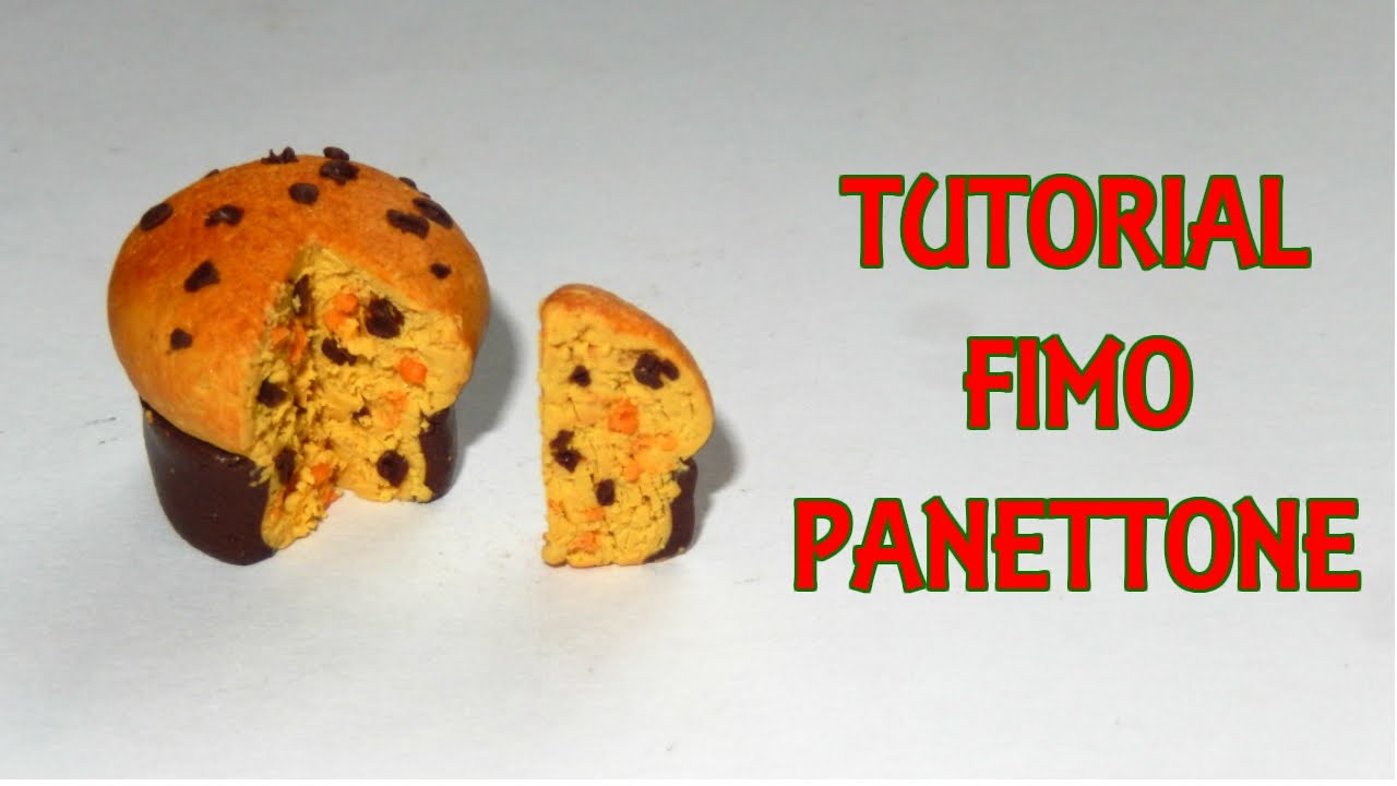 Tutorial Fimo Panettone (polymerclay christmas tutorial) || Iolanda Sweets