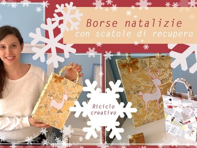 Idee regalo per Natale.borse con scatole dei cereali.riciclo creativo.collab. SsVersion DIY
