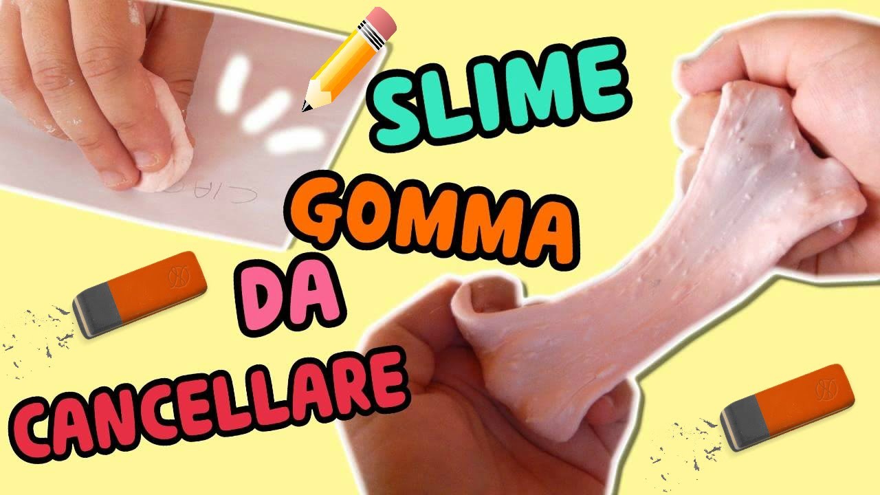 SLIME GOMMA DA CANCELLARE (uno slime che cancella!) Iolanda Sweets