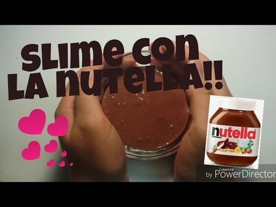 DIY Slime Con La Nutella!!Tutorial Slime Nutelloso