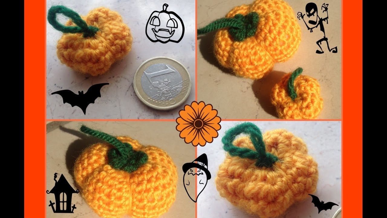 ZUCCHETTA ALL'UNCINETTO |Tutorial |DIY| How to-crochet a pumpkin ♥