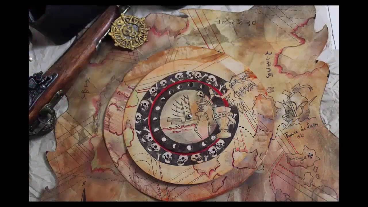 Alla ricerca della Fonte ! - DIY Mappa Pirati Dei Caraibi