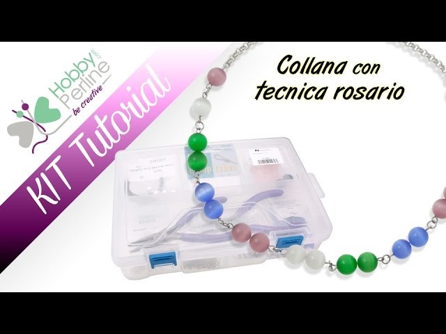 Collana tecnica rosario | KIT TUTORIAL - HobbyPerline.com