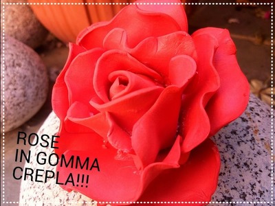 DIY Rose in gomma crepla, fommy o gomma eva!!! I Elimo73