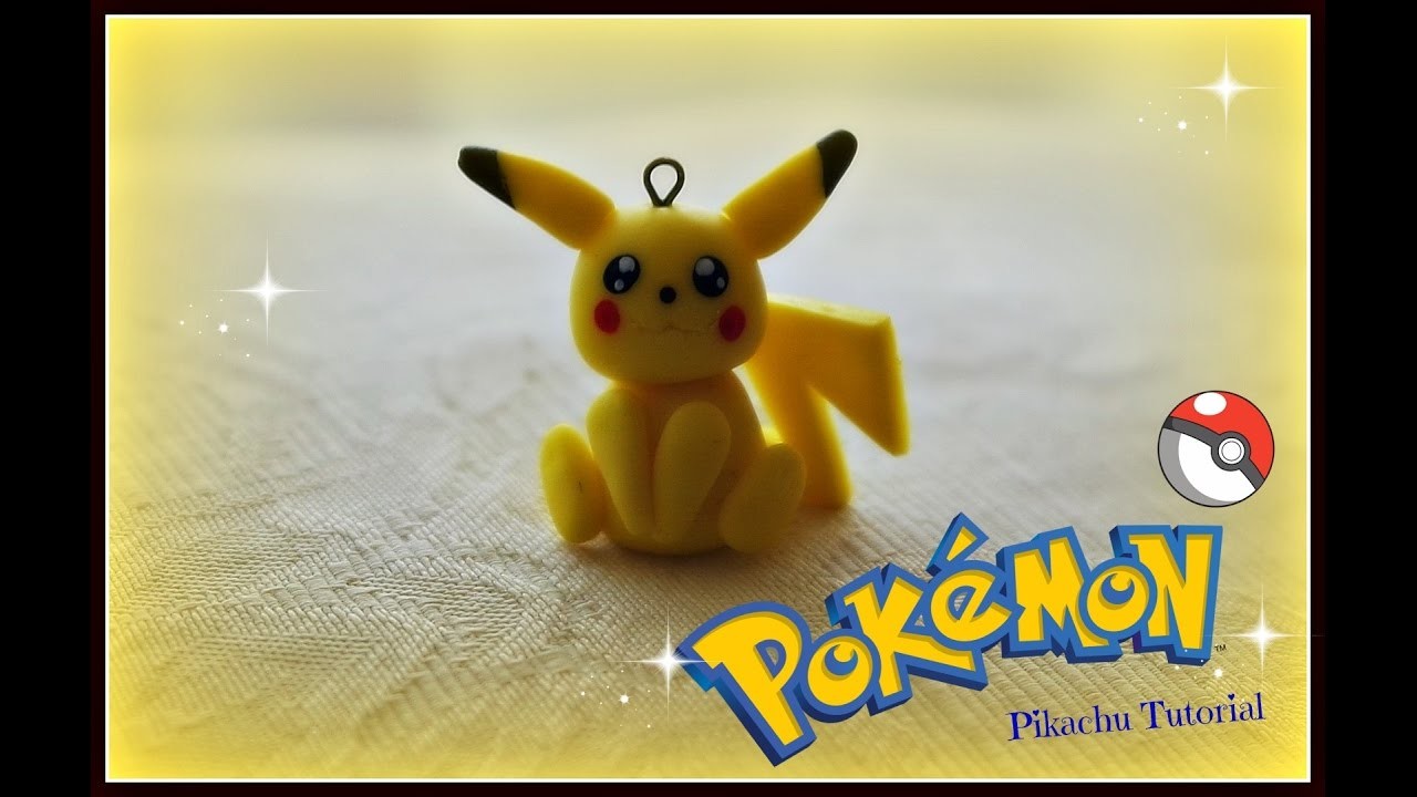 Pikachu  Pokemoon GO! Polymer Clay Tutorial. Il Vizio del fimo di Valentina
