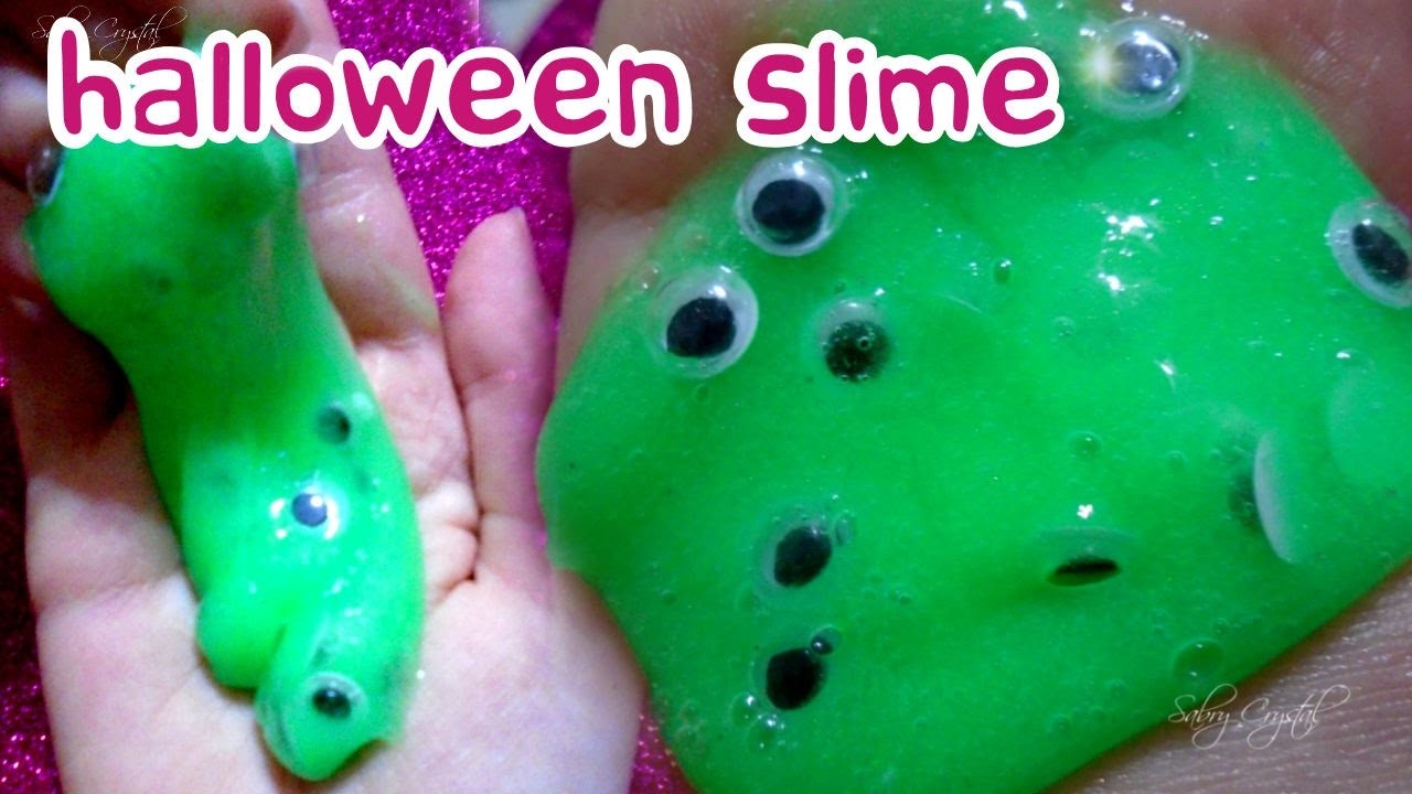 Ci provo anche io !! : Halloween slime :D ( slime tutorial)