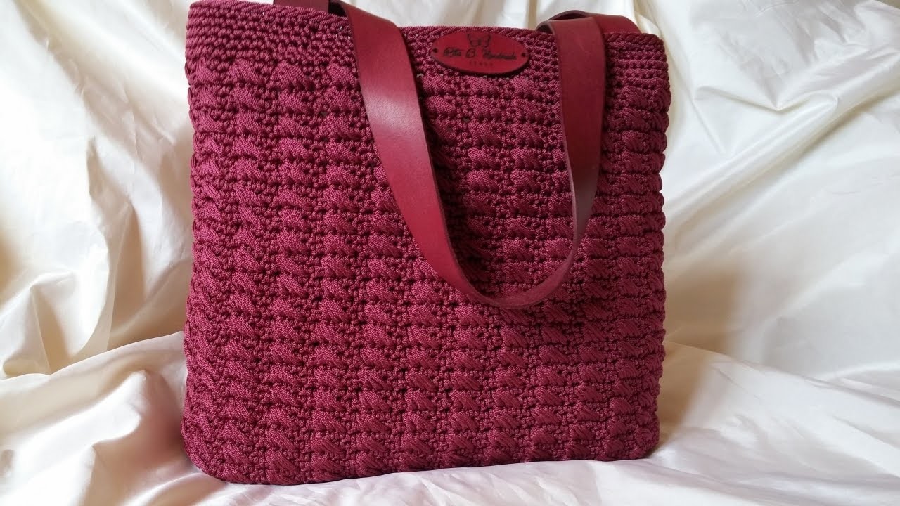 Tutorial Bacco Bag - Crochet- Punto Bacco