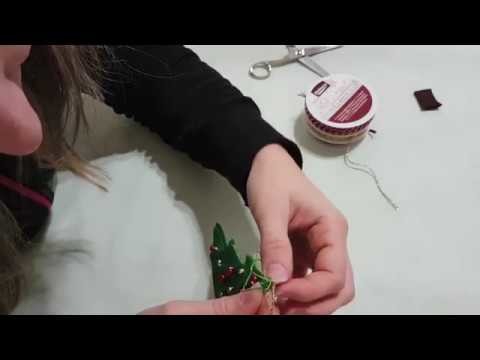 DIY tutorial albero di Natale in feltro