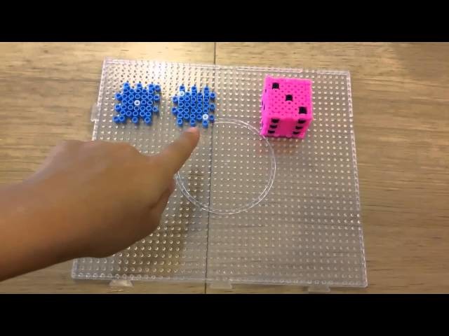 Tutorial dado 3D con le pyssla  - hama beads  !!