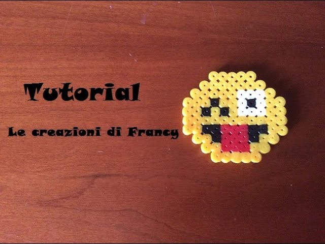 Tutorial emoticon che fa la linguaccia in Pyssla