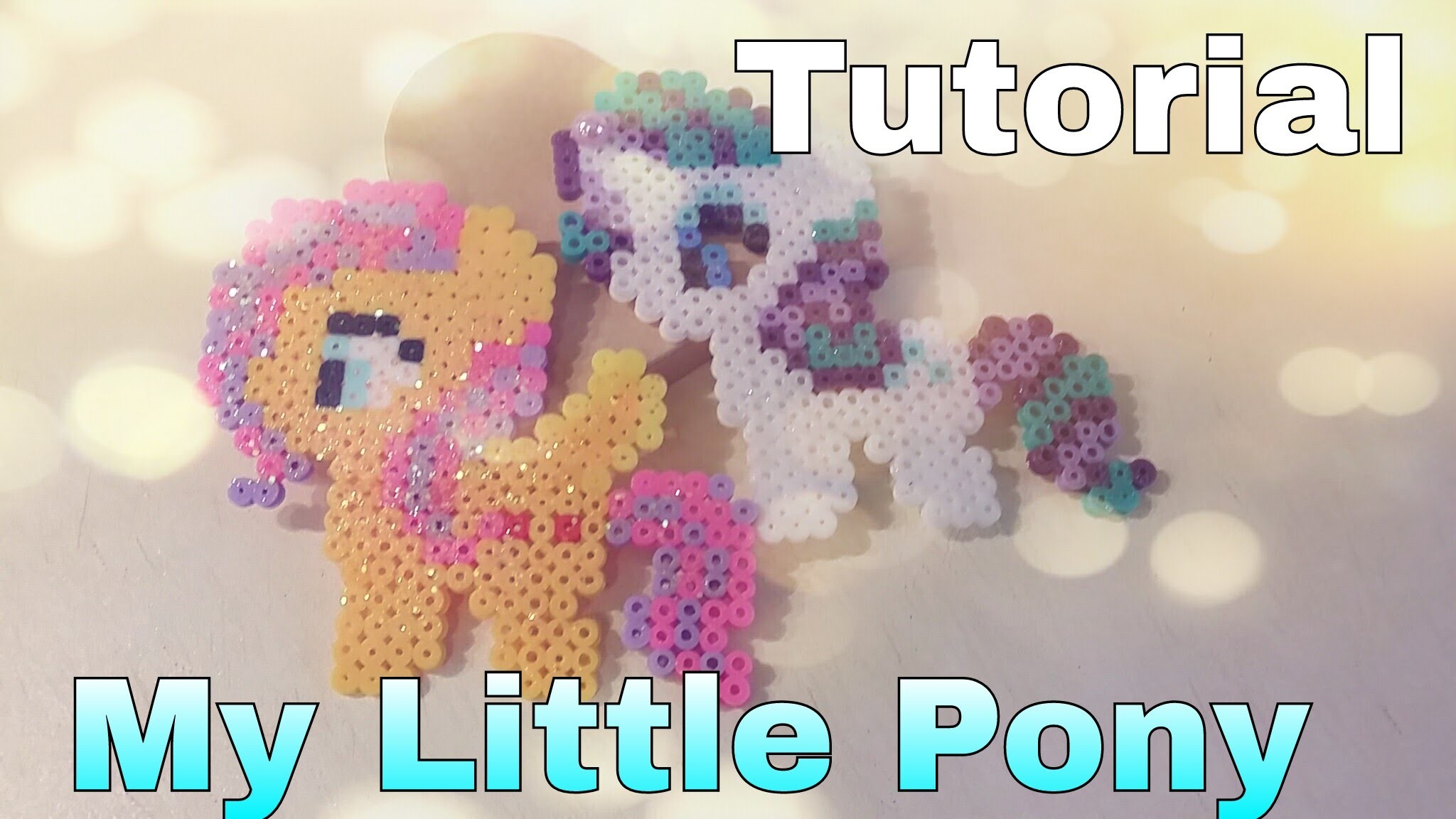 Tutorial My Little Pony in pyssla | hama beads !!!