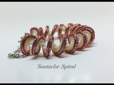 Spirale soutache tutorial - braccialetto bangle DIY