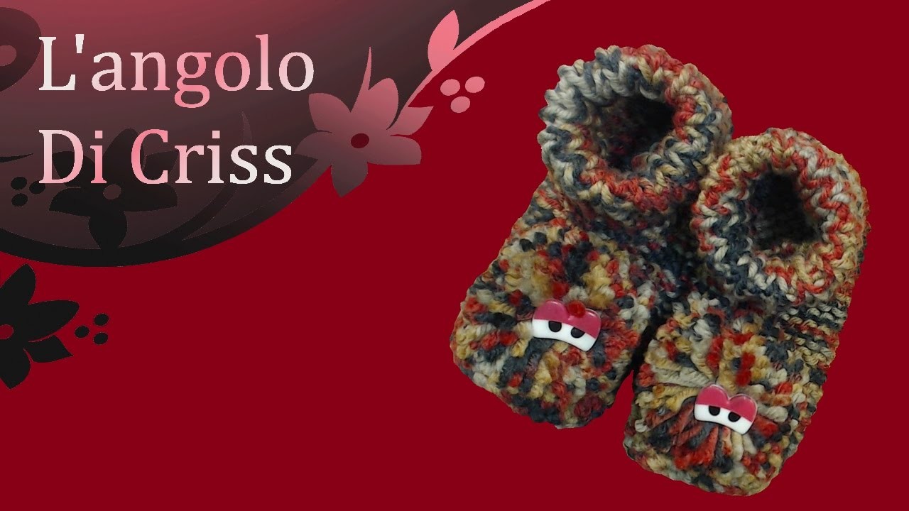 Babbucce a telaio "Monterslippers" - tutorial passo a passo