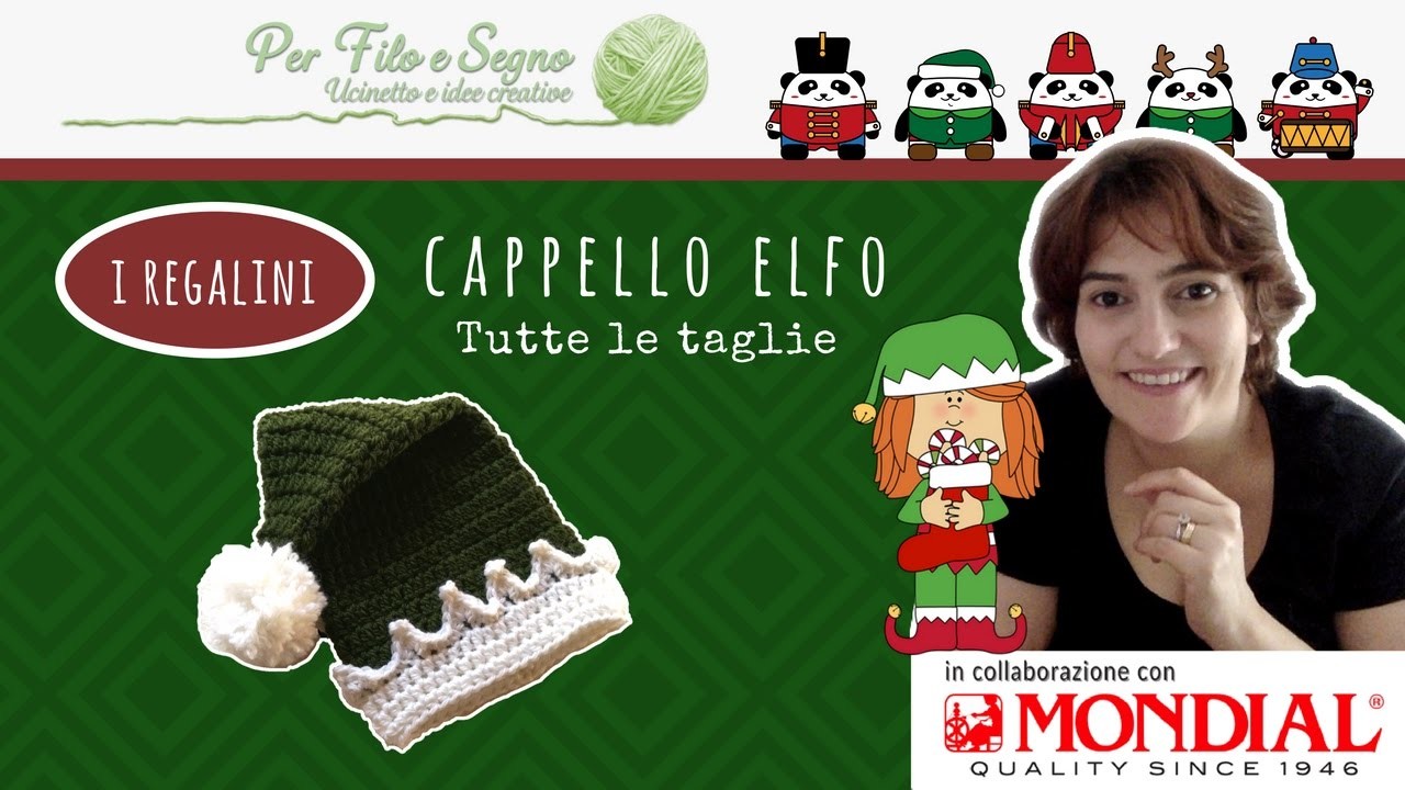Speciale Natale - Cappellino Elfo (tutte le taglie)