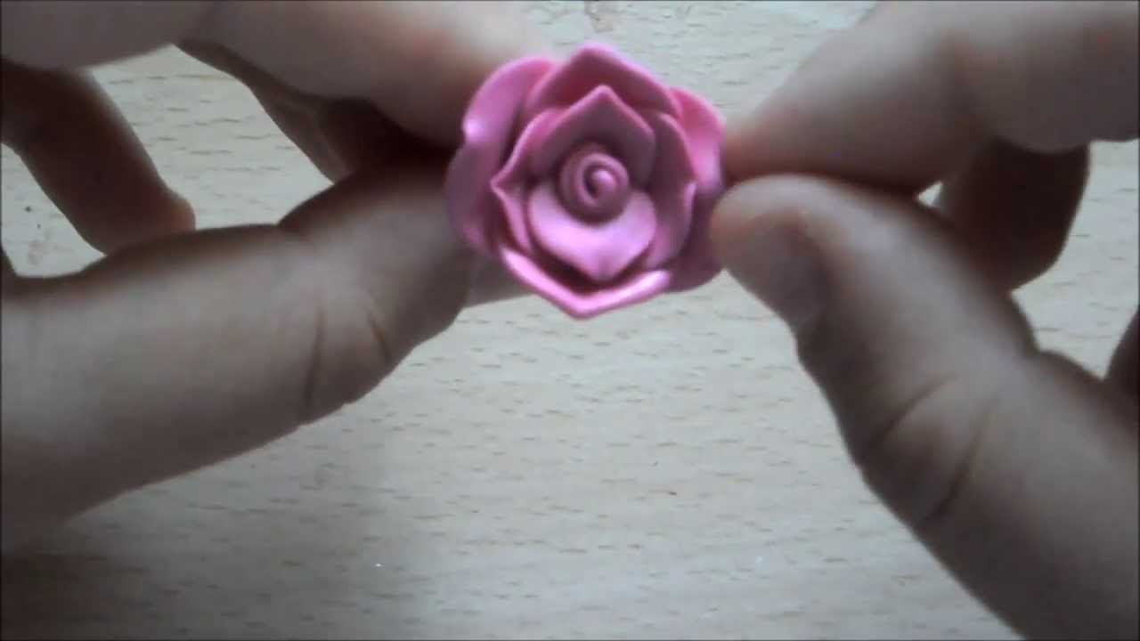 Tutorial Rosa in Fimo-Polimerclay rose tutorial