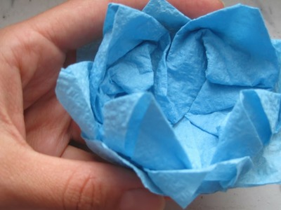 Fiore di Ninfea da un Tovagliolo di carta.How to fold a napkin flower