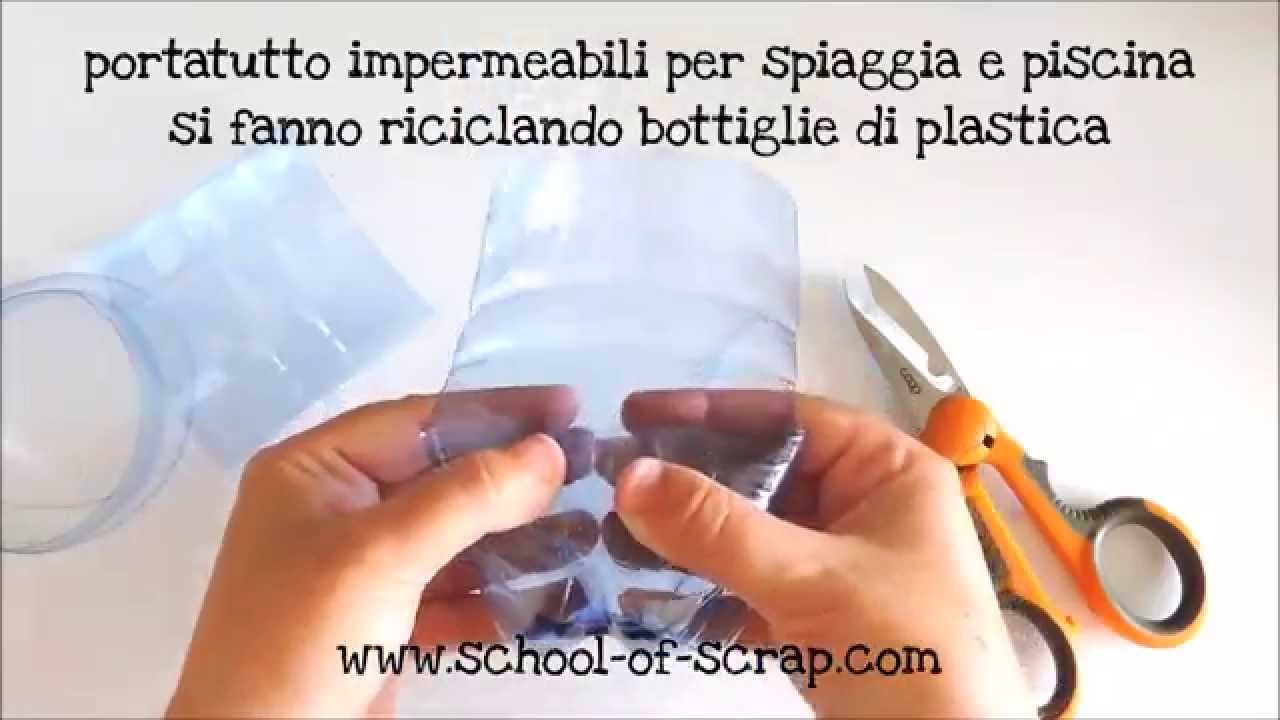 Come fare una trousse riciclando una bottiglia di plastica