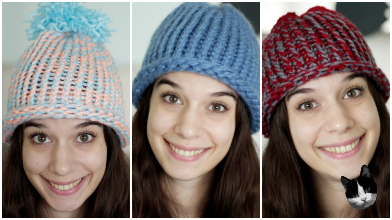 Cappellini di lana per adulti e bambini DIY | Natale con Zecca