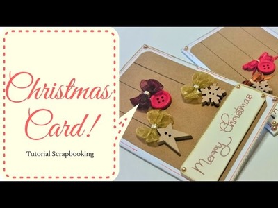 Tutorial ScrapBooking : Mini Card Christmas