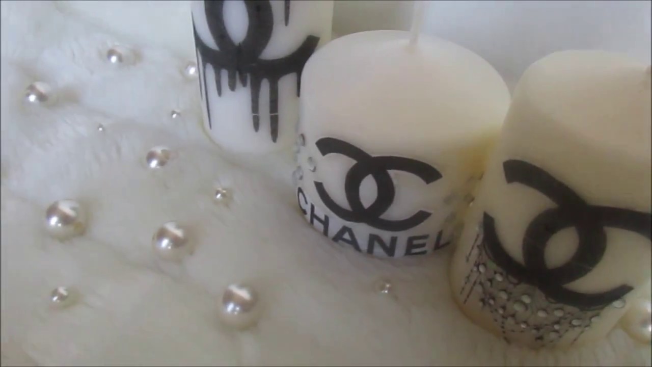 CHANEL CANDLE - DIY ROOM DECOR - Last minute Gift
