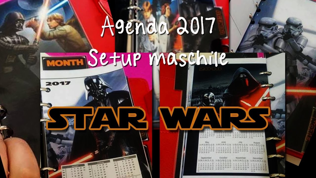Agenda 2017 - Setup  tema Star Wars -Craft room by Scarlett