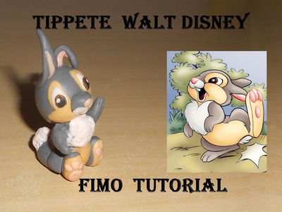 FIMO tutorial  Thumper. Tippete. Tamburino  Walt Disney Bambi Le mie prime creazioni !