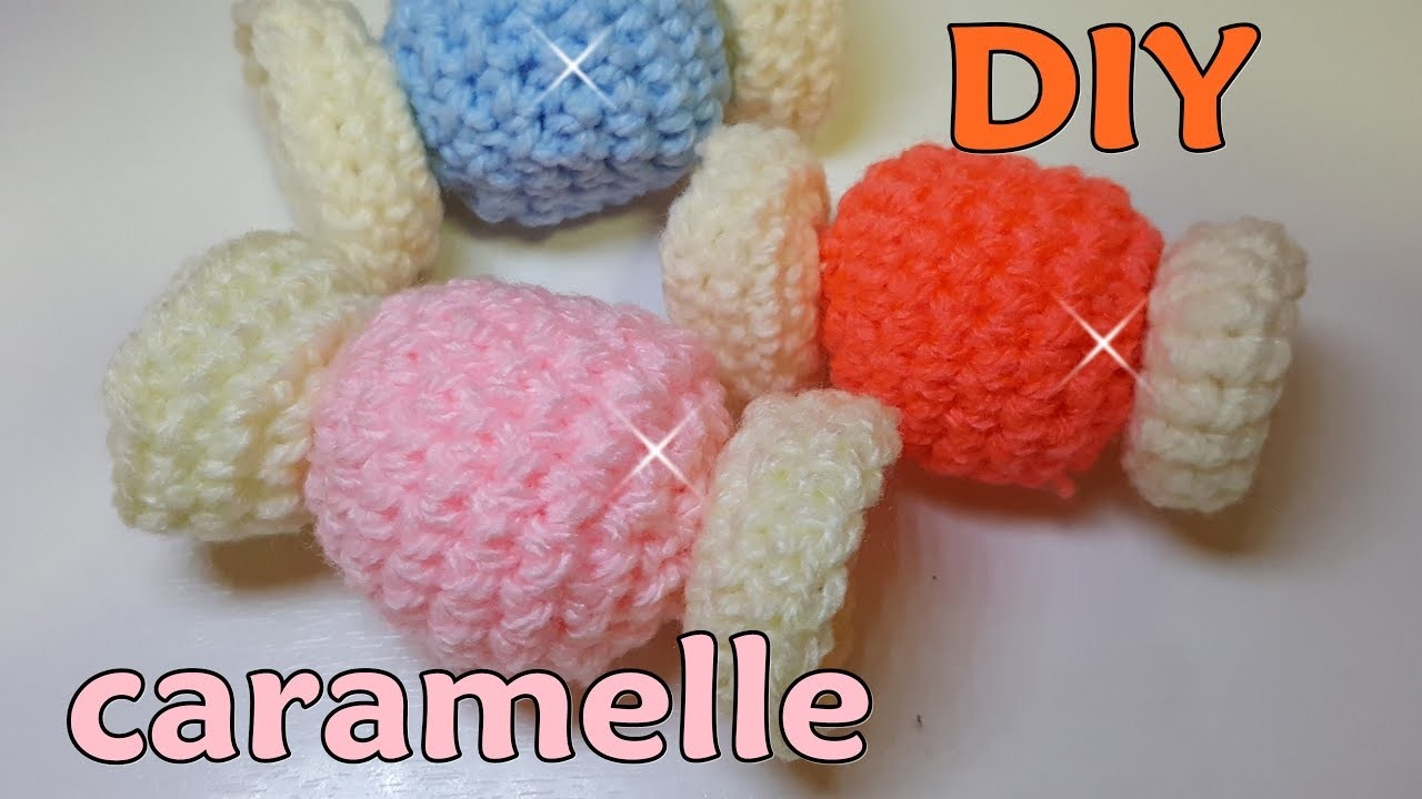DIY Tutorial caramelle amigurumi all'uncinetto - DIY tutorial crochet amigurumi candy