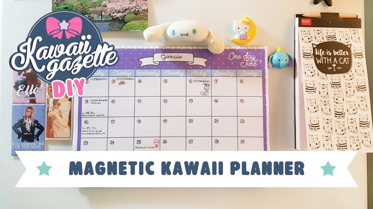 Kawaii Planner magnetico DIY ~ tutorial