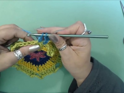 Sottopentola all'uncinetto  mandala style    crochet trivet   trivet a ganchillo