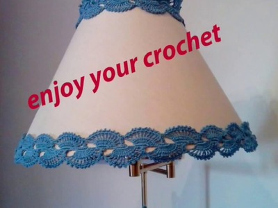 Crochet: vivacizzare un vecchio paralume