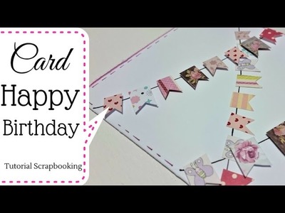 Tutorial Scrapbooking : Come fare le bandierine a mano- How to Make Hand flags!