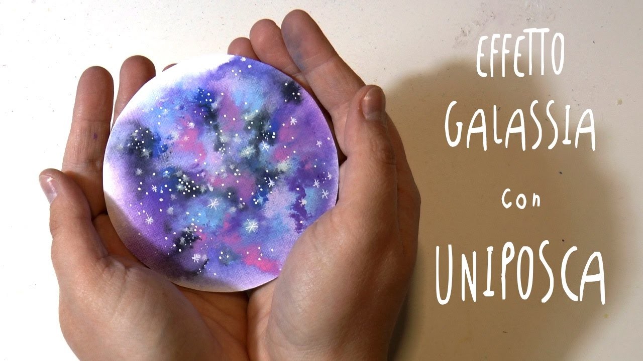 Tutorial ARTE: come dipingere una galassia con UNIPOSCA * ART Tv by Fantasvale