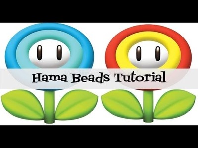 Hama Beads -  The wonderland of mario #5 - Ice Flower